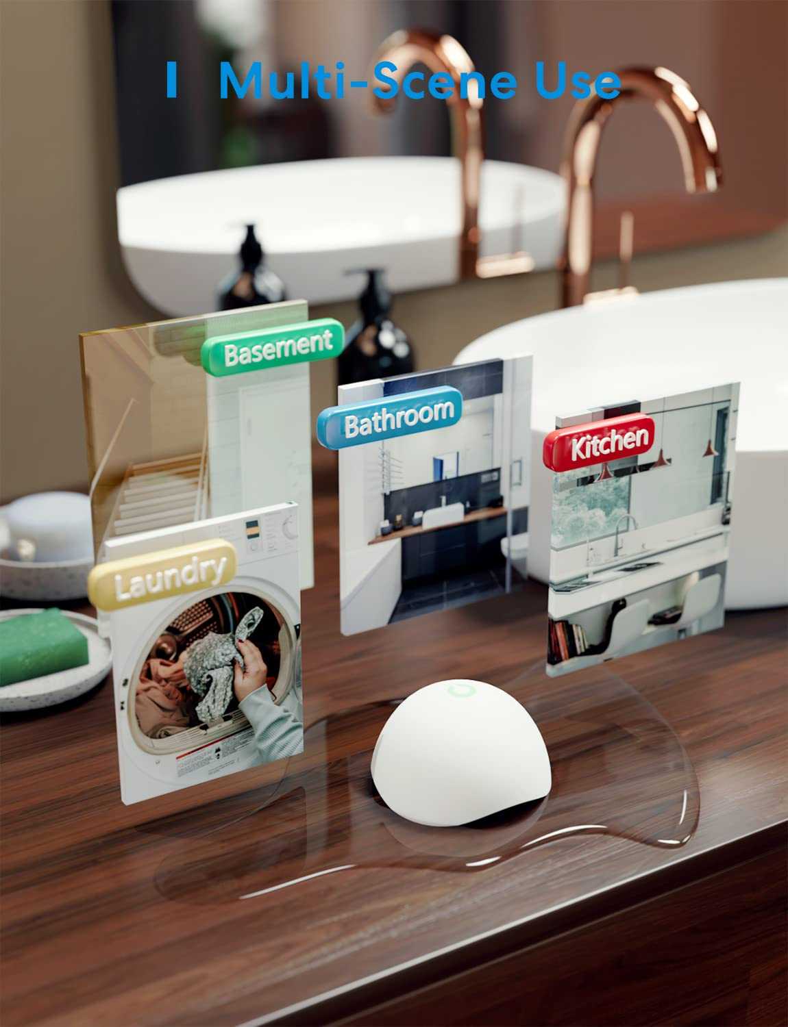Meross MS400 Wassermelder - WLAN Wasseralarm mit Hub Mesch Shop Meross MS400 Wassermelder - WLAN Wasseralarm mit Hub Mesch Shop